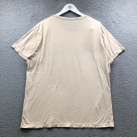 Patagonia Fitz Roy Bear Logo Organic Cotton Slim Fit T-Shirt Mens XL Tan - Picture 5 of 13